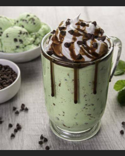 Mint Chocolate Chip Frappe